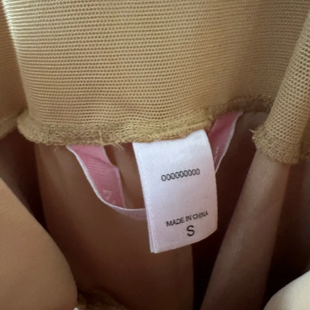Victoria's Secret Vintage Gold Satin and Lace Bustier Slip Dress NWOT